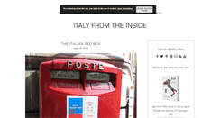 Desktop Screenshot of italyfromtheinside.com